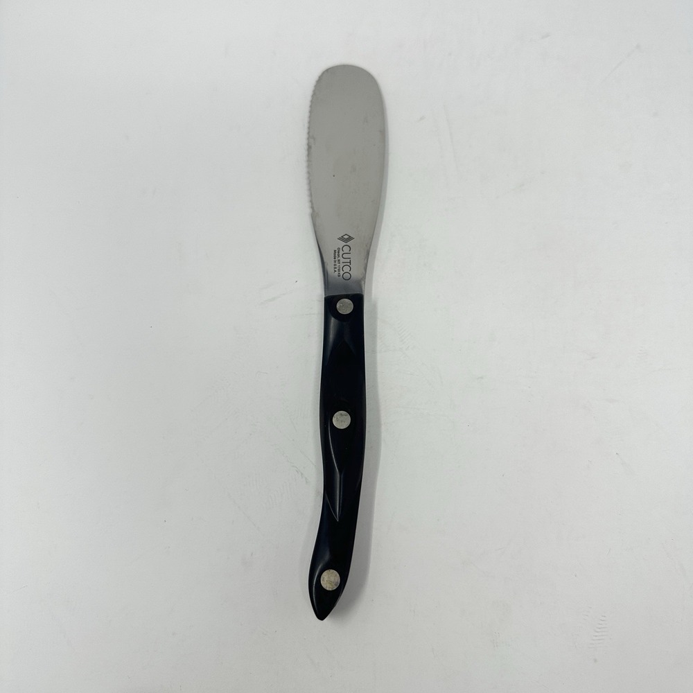 CUTCO 1768 KB Spatula Butter Spreader Knife Cutlery Classic Brown Handle USA